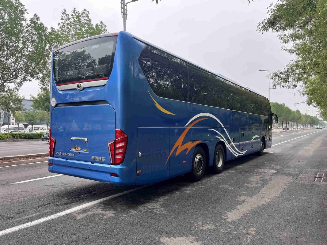 Doppio driver di mano di Seat Leftt della vettura 56 del motore della parte posteriore di Decker Bus Sightseeing Yutong ZK6148