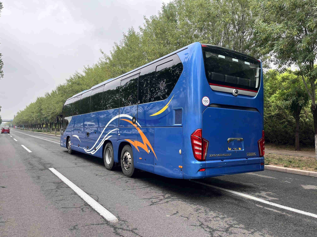 Doppio driver di mano di Seat Leftt della vettura 56 del motore della parte posteriore di Decker Bus Sightseeing Yutong ZK6148
