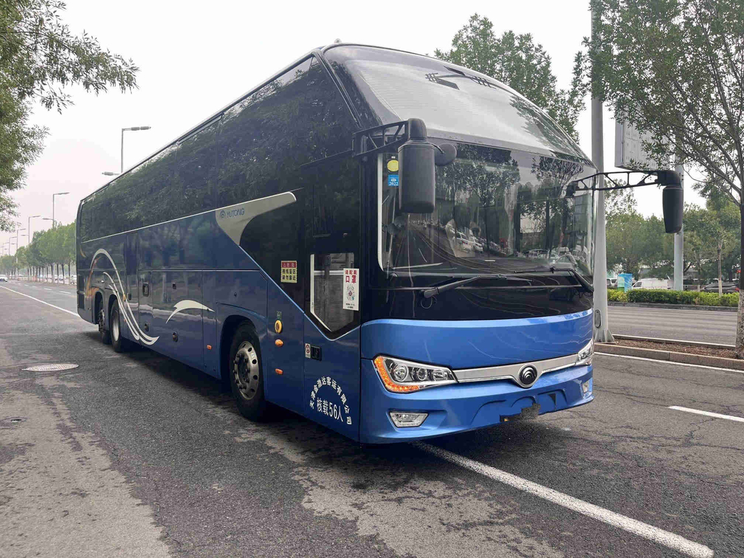 Doppio driver di mano di Seat Leftt della vettura 56 del motore della parte posteriore di Decker Bus Sightseeing Yutong ZK6148