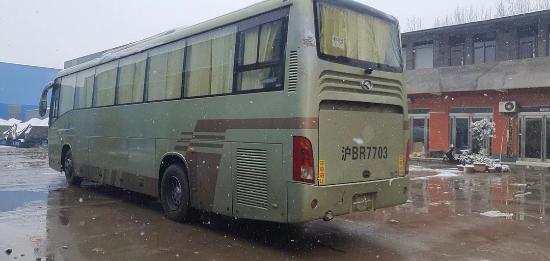 Vettura utilizzata 55 sedili Bus Second Hand Kinglong XMQ6129 con la direzione del motore diesel LHD