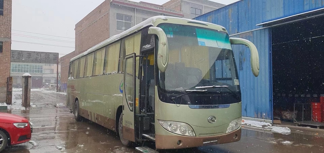 Vettura utilizzata 55 sedili Bus Second Hand Kinglong XMQ6129 con la direzione del motore diesel LHD
