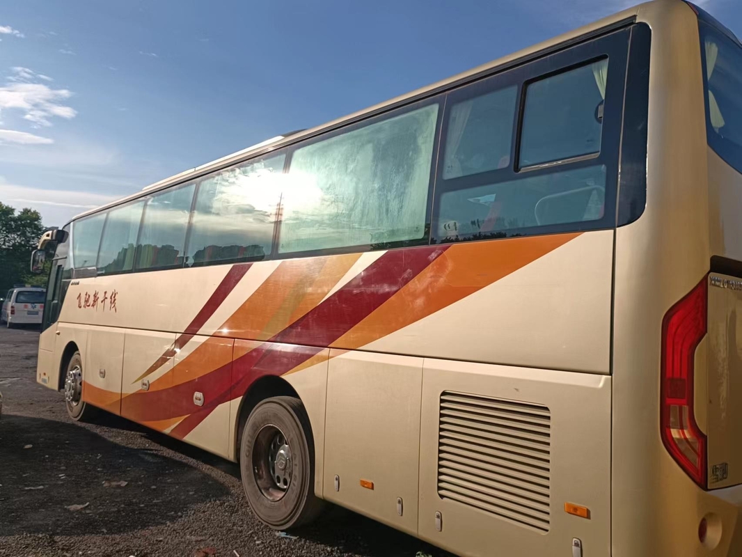 2012 la mano sinistra dorata di Dragon Used Coaster Bus XML6113 LHD che determina 49 sedili prepara