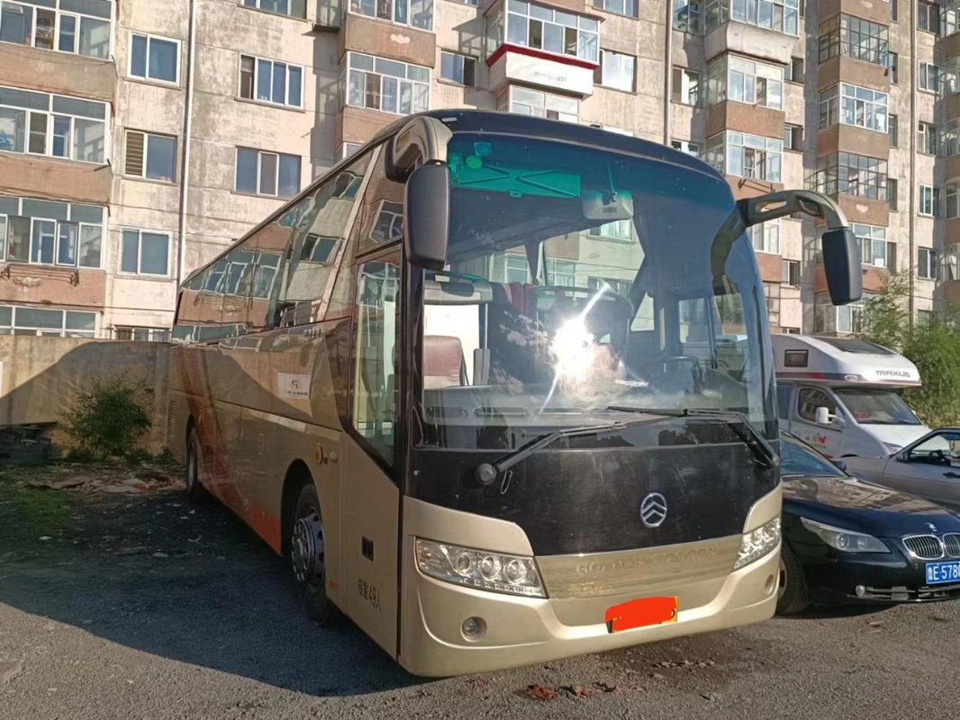 2012 la mano sinistra dorata di Dragon Used Coaster Bus XML6113 LHD che determina 49 sedili prepara