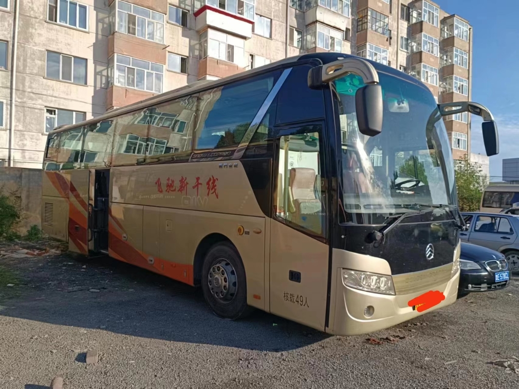 2012 la mano sinistra dorata di Dragon Used Coaster Bus XML6113 LHD che determina 49 sedili prepara