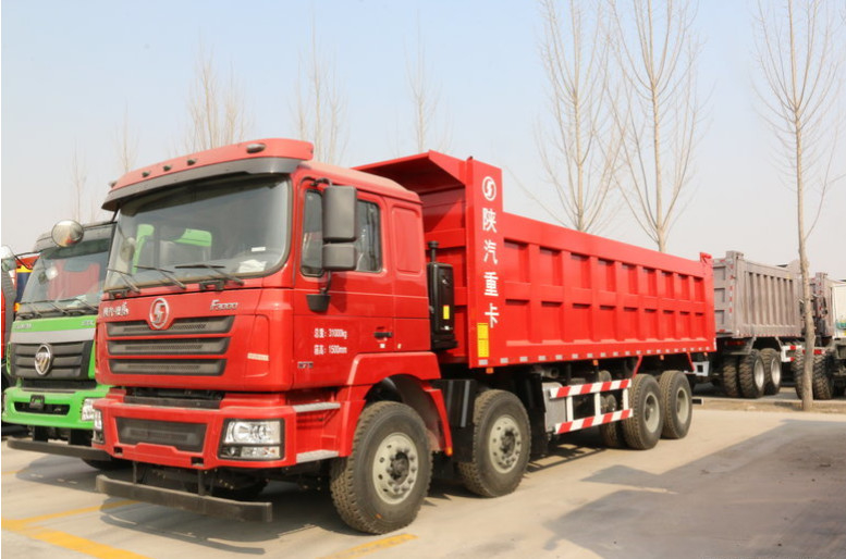 Del secchio cubico dei 25 l'autocarro con cassone ribaltabile diesel tester 15 tonnellate carica il ribaltatore 430hp di Rhd della guida a destra 8x4 dell'euro II