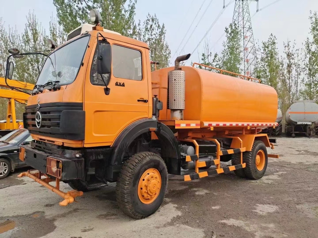 Spruzzatore pieno cubico dell'acqua dell'azionamento 4X4 Off Road del camion 290hp dello spruzzatore del serbatoio di acqua dei tester di LHD 15