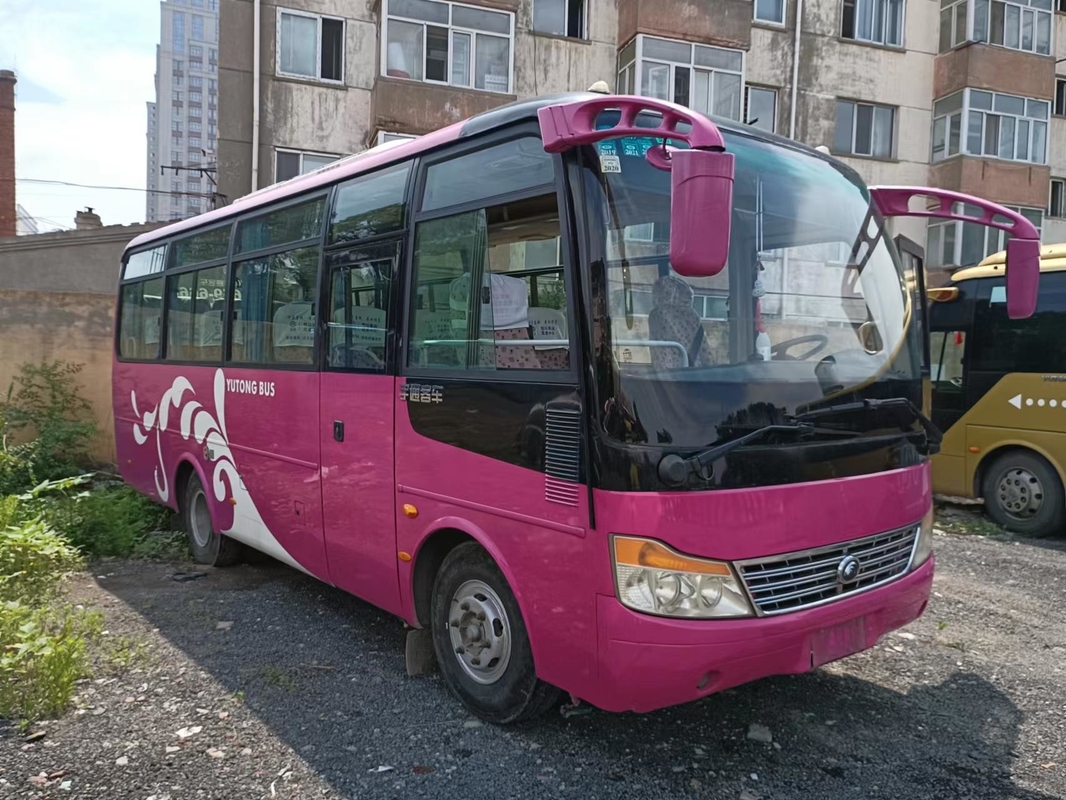 2016 bus ZK6752D Mini Bus With Front Engine di Yutong utilizzato di anno 31 sedili per trasporto