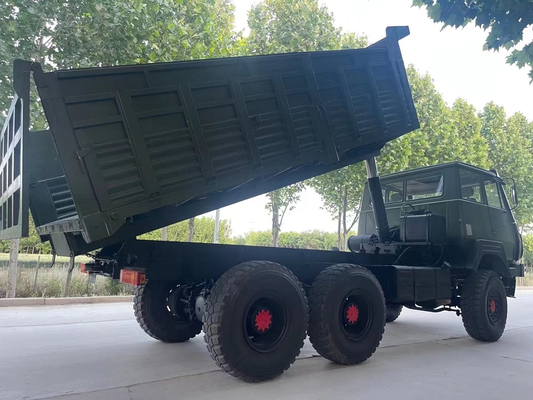 Autocarro con cassone ribaltabile pieno utilizzato delle serrature di differenziale di Tipper With 3 dell'azionamento del combustibile diesel potente 310hp 6X6
