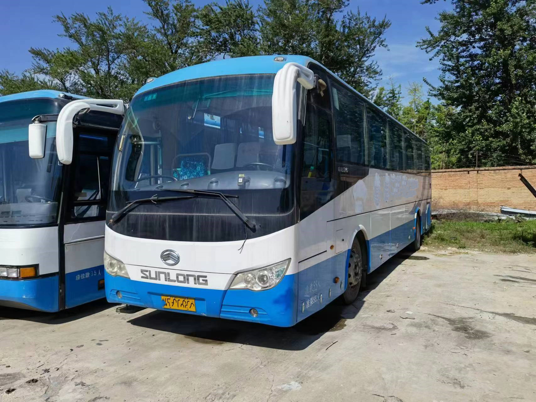 Il motore posteriore Sunlong ha usato telaio della sospensione 55seats dell'airbag di Bus LHD SLK6122 della vettura l'alto