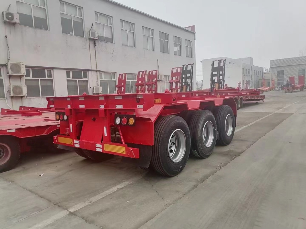 Tre nuovissimi di Axle Semi Trailer Platform Trailer fatti in Cina