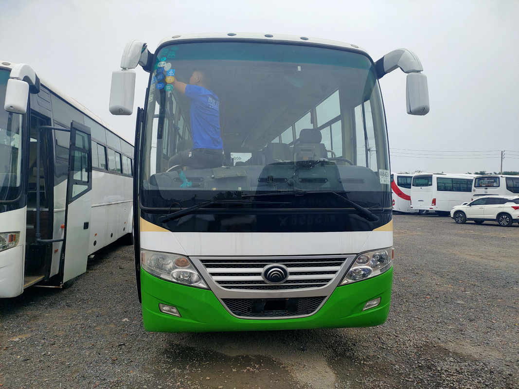 Sedili usati Zk6112d del bus 53 del passeggero della sospensione della primavera di piatto di Yutong Front Engine Bus Lhd /Rhd