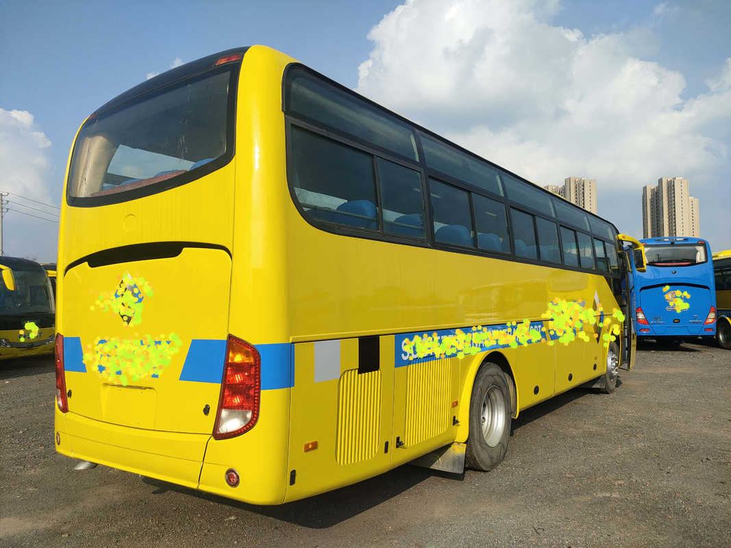 2+3 la disposizione 60seats ha usato Yutong trasporta la vettura di lusso Africa 10 metri dei bus di sospensione ZK6110 dell'airbag