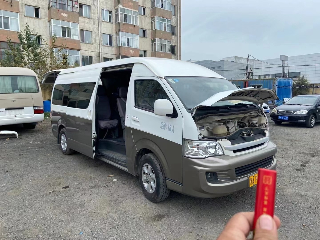 2016 motore di Mini Bus Gasoline utilizzato sedili JINBEI Hiace 3TZ di anno 18 nessun incidente in buone condizioni