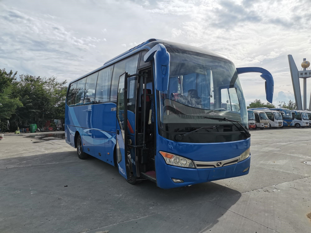 XMQ6802 ha utilizzato il bus Kinglong ha lasciato a vettura di guida 35seats la sospensione elettrica dell'airbag di YC4G 147kw