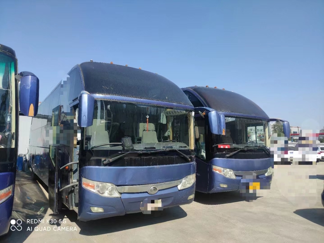 Bus utilizzato sedili di ZK6127 55 Yutong motore di Weichai di 2014 anni con la sospensione della molla a lamelle