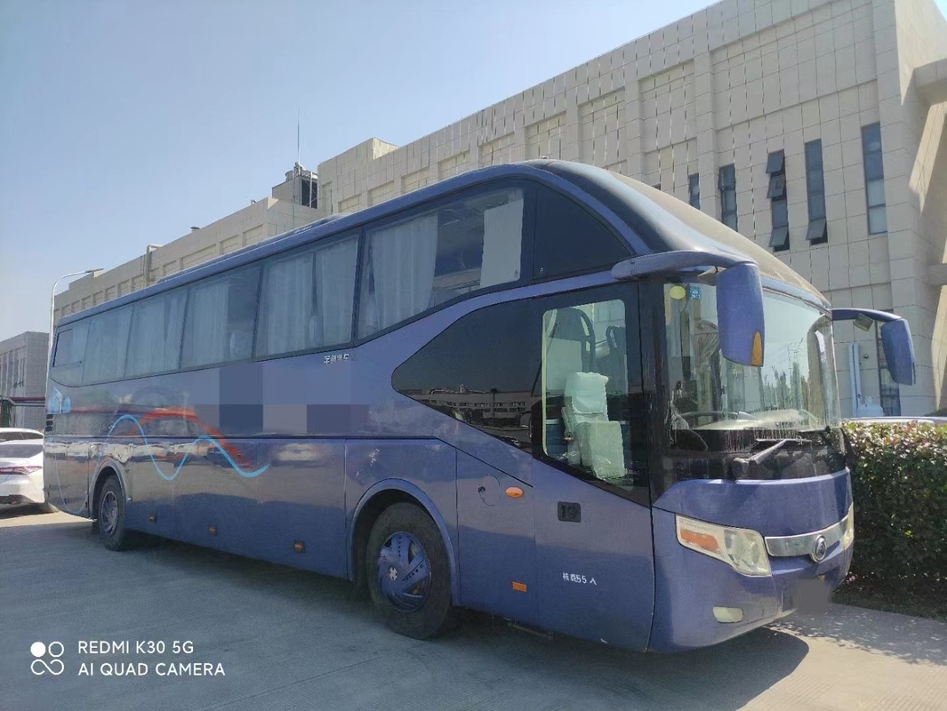 Bus utilizzato sedili di ZK6127 55 Yutong motore di Weichai di 2014 anni con la sospensione della molla a lamelle