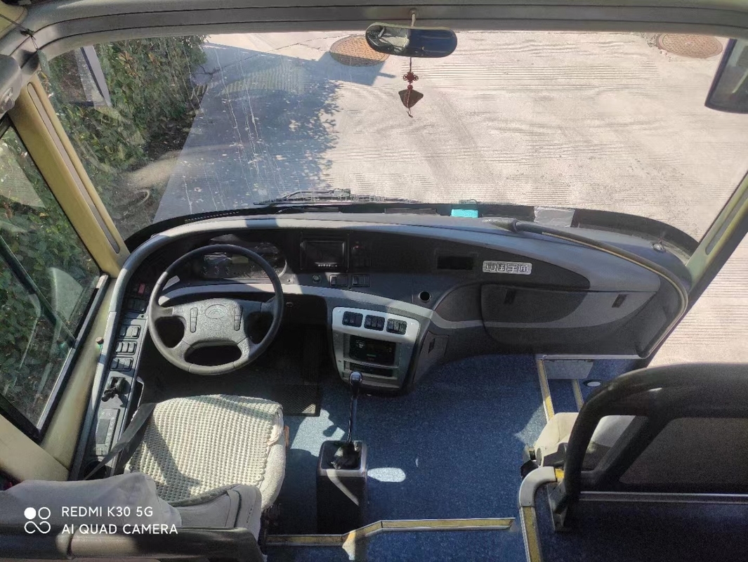 Bus utilizzato sedili di ZK6127 55 Yutong motore di Weichai di 2014 anni con la sospensione della molla a lamelle