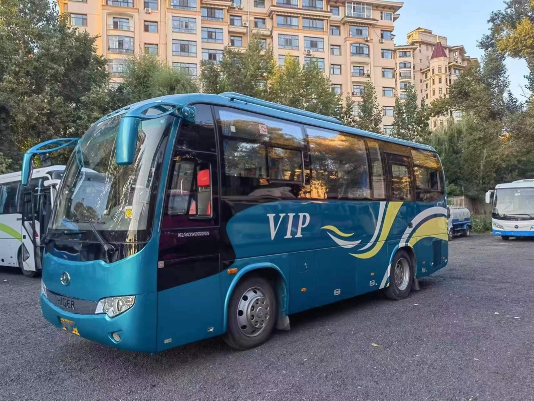 Più alto KLQ6796 di lusso ha usato la sospensione della molla di piatto del motore 147kw della parte posteriore dei sedili LHD dei bus 34 della vettura