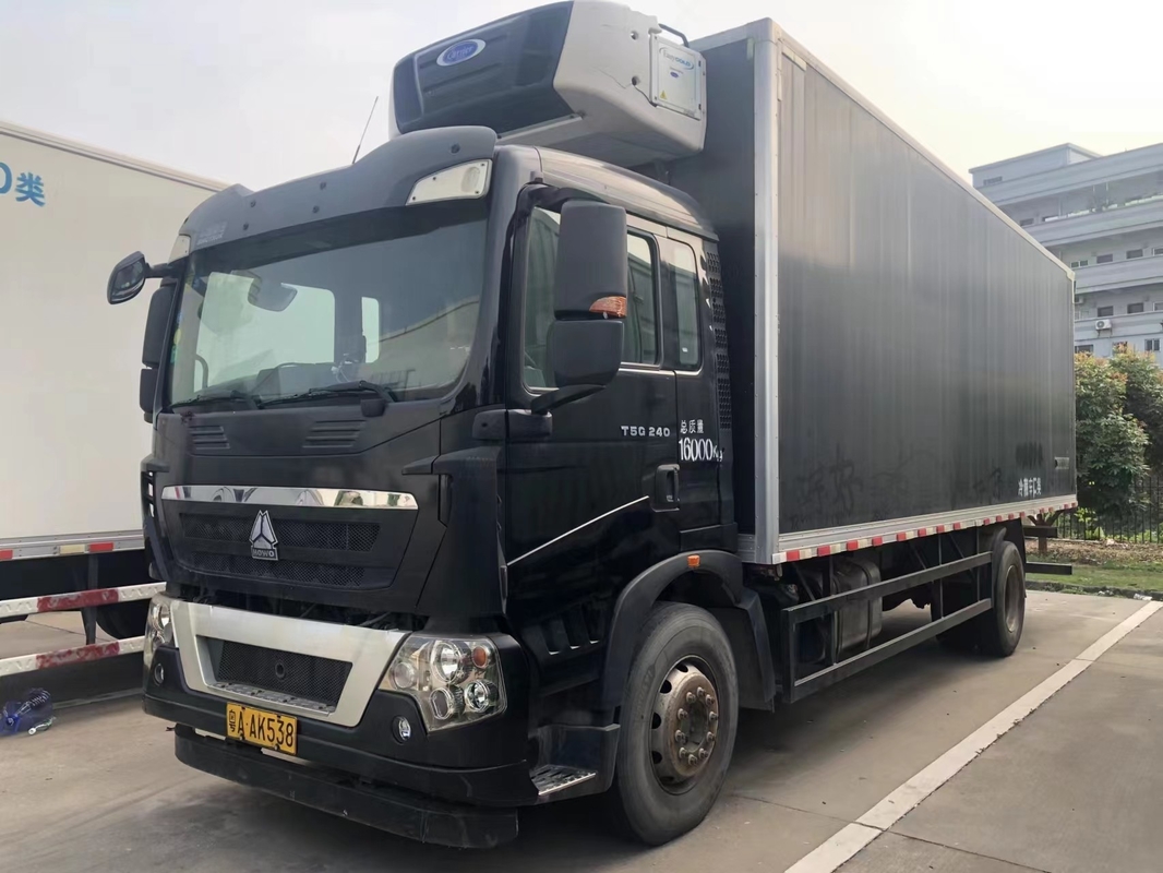 Camion del contenitore refrigerato congelatore del camion del frigorifero utilizzato 6*4 delle ruote di HOWO 10 da vendere