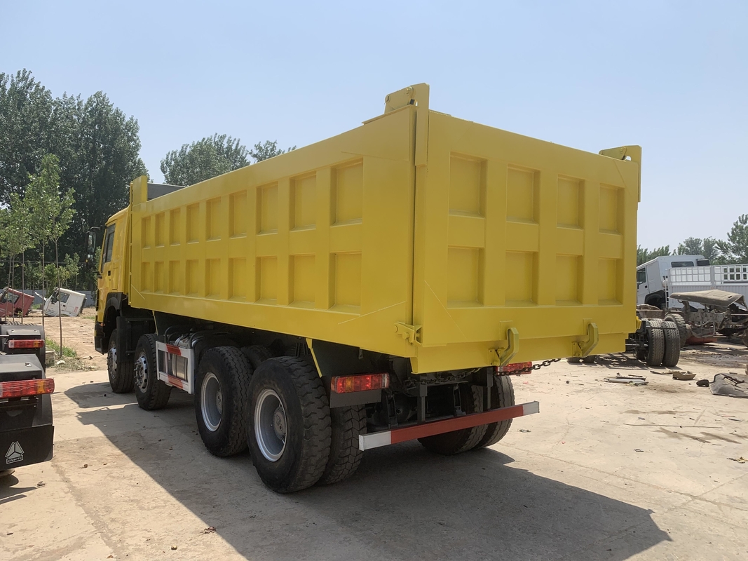 Cino camion utilizzato 371-375-420hp dei camion di nuova di Tipper Truck 8*4 marca diesel della guida a destra HOWO