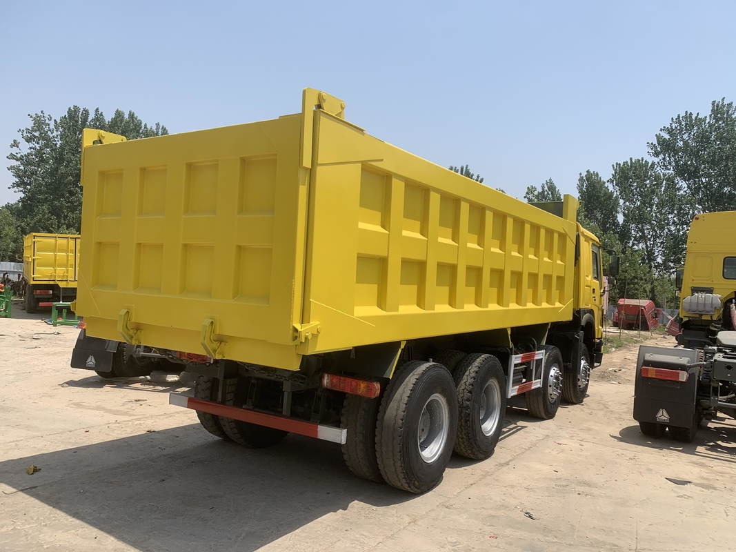 Cino camion utilizzato 371-375-420hp dei camion di nuova di Tipper Truck 8*4 marca diesel della guida a destra HOWO