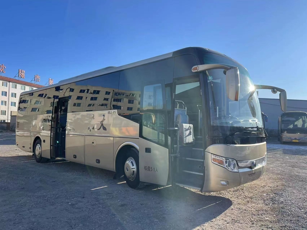 Motore di lusso utilizzato della parte posteriore di Weichai di marca di Yutong del comando a mano di Two Doors Left della vettura dei bus 51seats