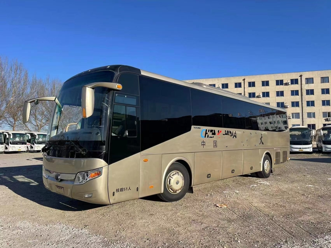 Motore di lusso utilizzato della parte posteriore di Weichai di marca di Yutong del comando a mano di Two Doors Left della vettura dei bus 51seats