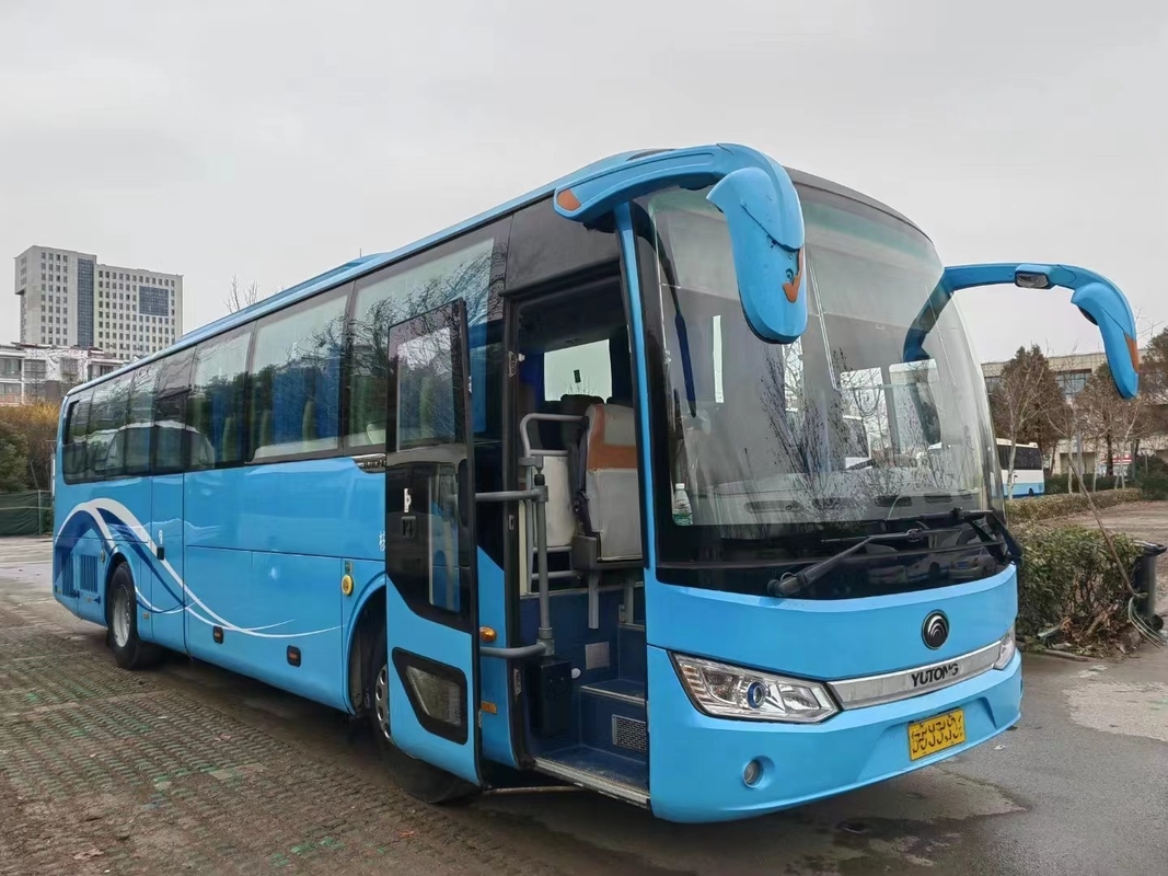 Porte usate del motore due di Bus Double Glass Yutong Zk6115 60seats Yuchai della vettura con lo stato dell'aria