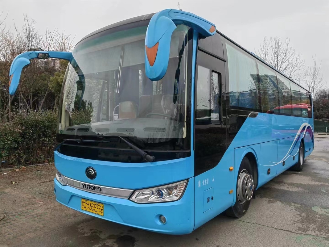 Porte usate del motore due di Bus Double Glass Yutong Zk6115 60seats Yuchai della vettura con lo stato dell'aria