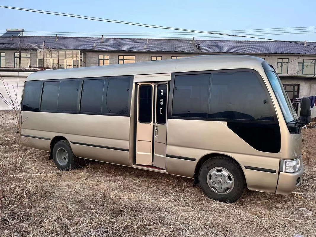 Mano utilizzata Mini Bus di Mini Bus 3RZ Front Engine del combustibile della benzina del bus 30 del sottobicchiere di Toyota seconda