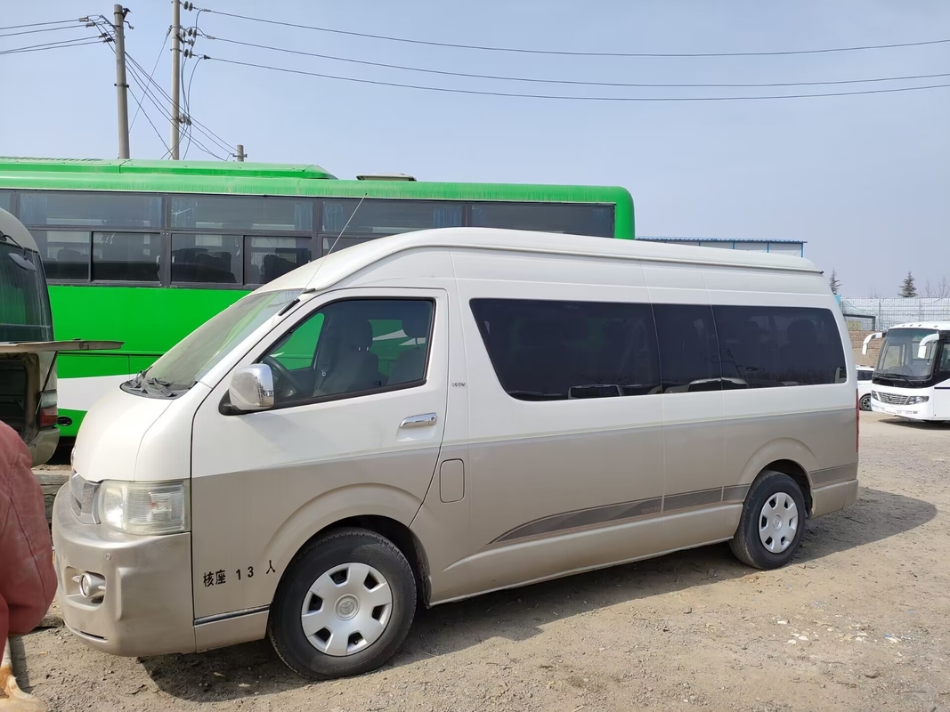Giapponese usato trasporta Hiace 13 - marca di Toyota della direzione di sinistra del motore a benzina 15seater