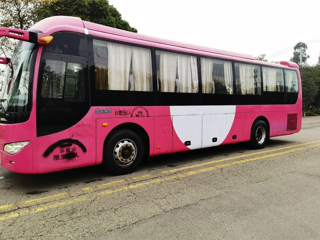 La vettura Second Hand Kinglong ha usato la porta media del passeggero della disposizione dei sedili 2+3 del bus XMQ6110ACD4D 56