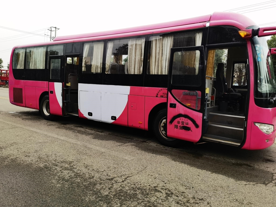 La vettura Second Hand Kinglong ha usato la porta media del passeggero della disposizione dei sedili 2+3 del bus XMQ6110ACD4D 56