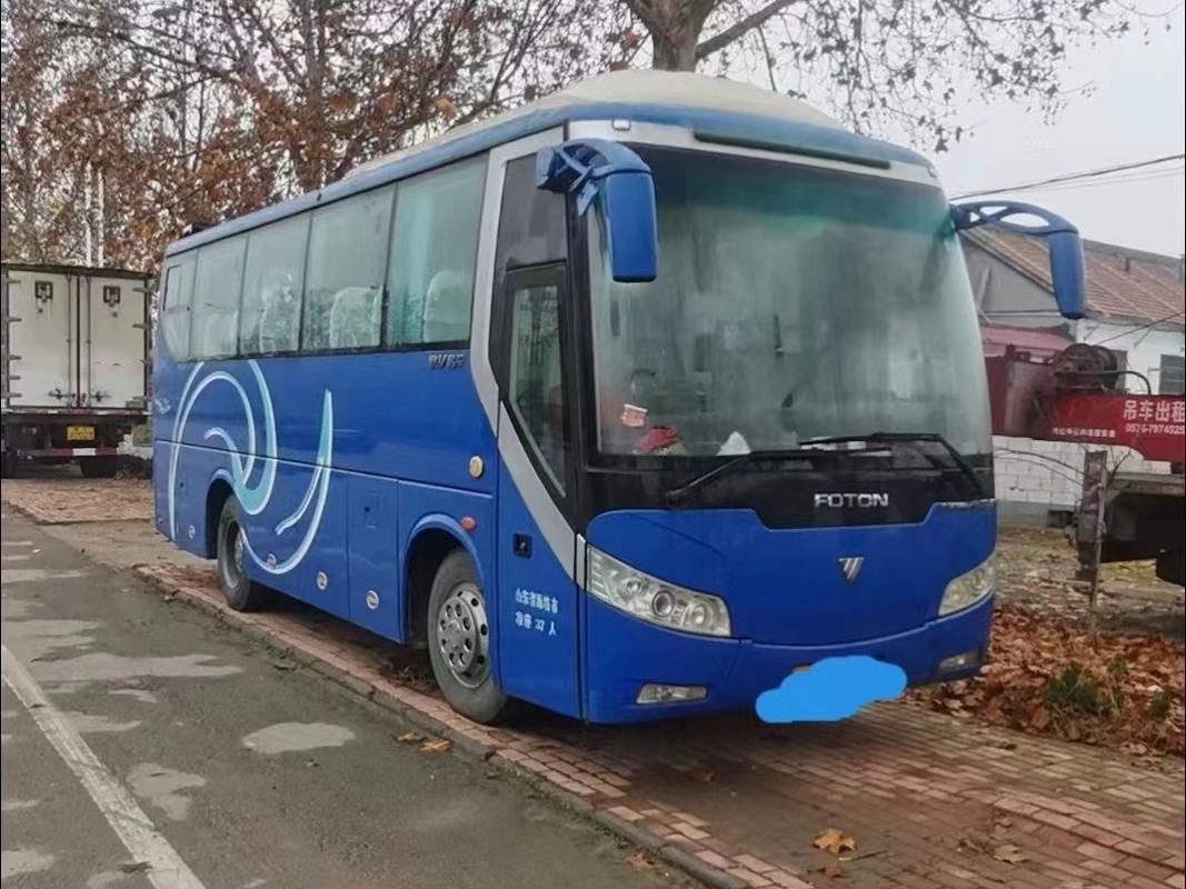Guida a sinistra di Yuchai Engine Used del bus Foton della vettura e del bus usata 37 sedili BJ6850