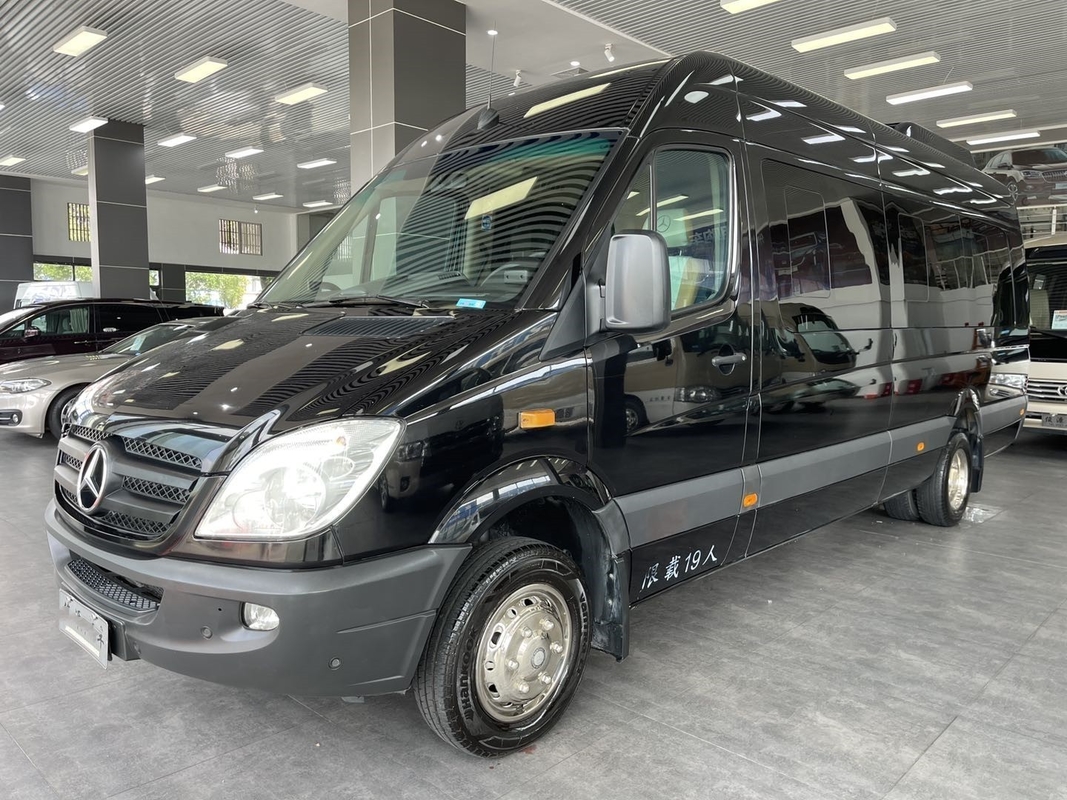 Bus di lusso utilizzati Benz Commercial Mini Bus 19 sedili Front Engine Daimler Engine EURO V