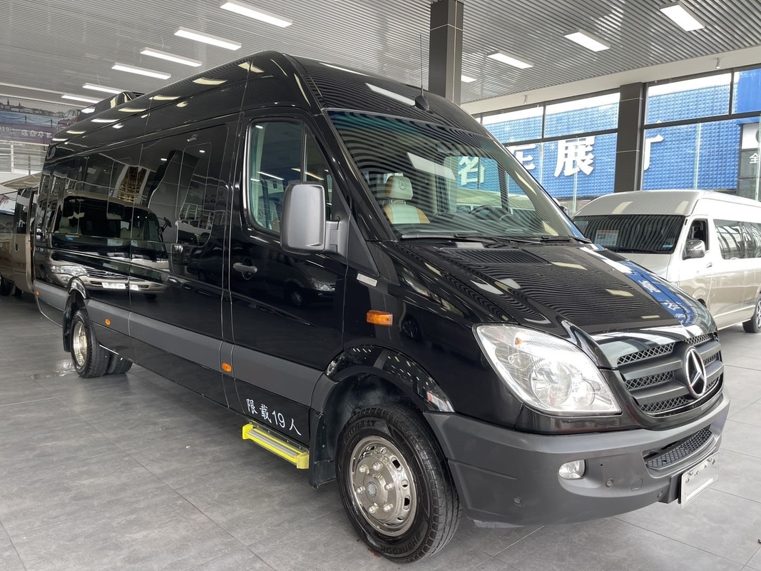 Bus di lusso utilizzati Benz Commercial Mini Bus 19 sedili Front Engine Daimler Engine EURO V