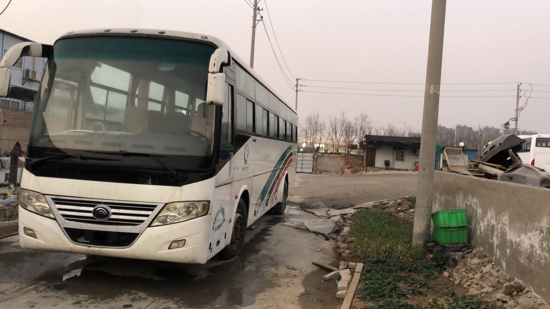 Finestra di scivolamento usata sedili del bus ZK6112D di Front Engine 53 Yutong del bus turistico della seconda mano