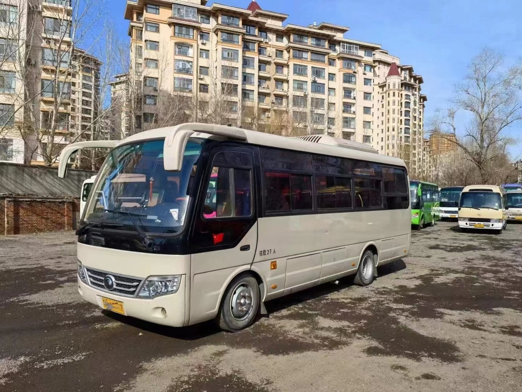 Bus utilizzato Front Yuchai Engine del passeggero bus Windows scorrevole di Yutong della seconda mano da 2017 anni 27 sedili