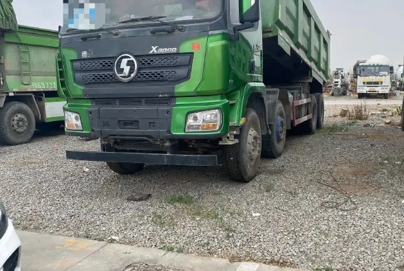 Autocarro con cassone ribaltabile commerciale utilizzato della seconda mano SHACMAN D'LONG X3000 del motore dei camion 8×4 430hp Weichai