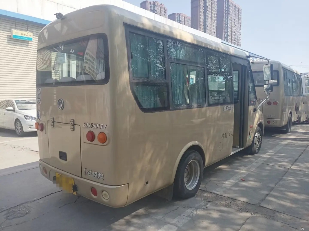 Seconda mano Mini Van Front Engine Folding Gate Slidng Windows 14 Dongfeng usato sedili Mini Bus EQ6550