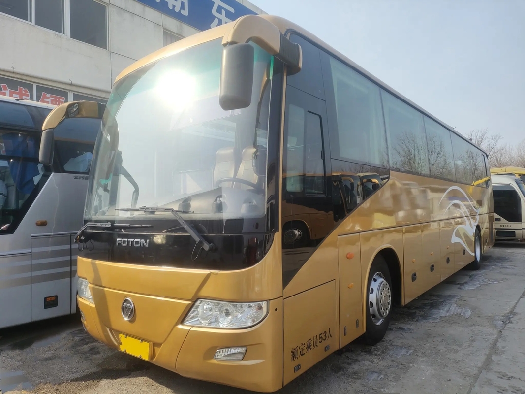 Motore medio utilizzato di Weichai della finestra di sigillamento del bus BJ6120 di Foton della seconda mano dei sedili della porta 53 del bus di lusso