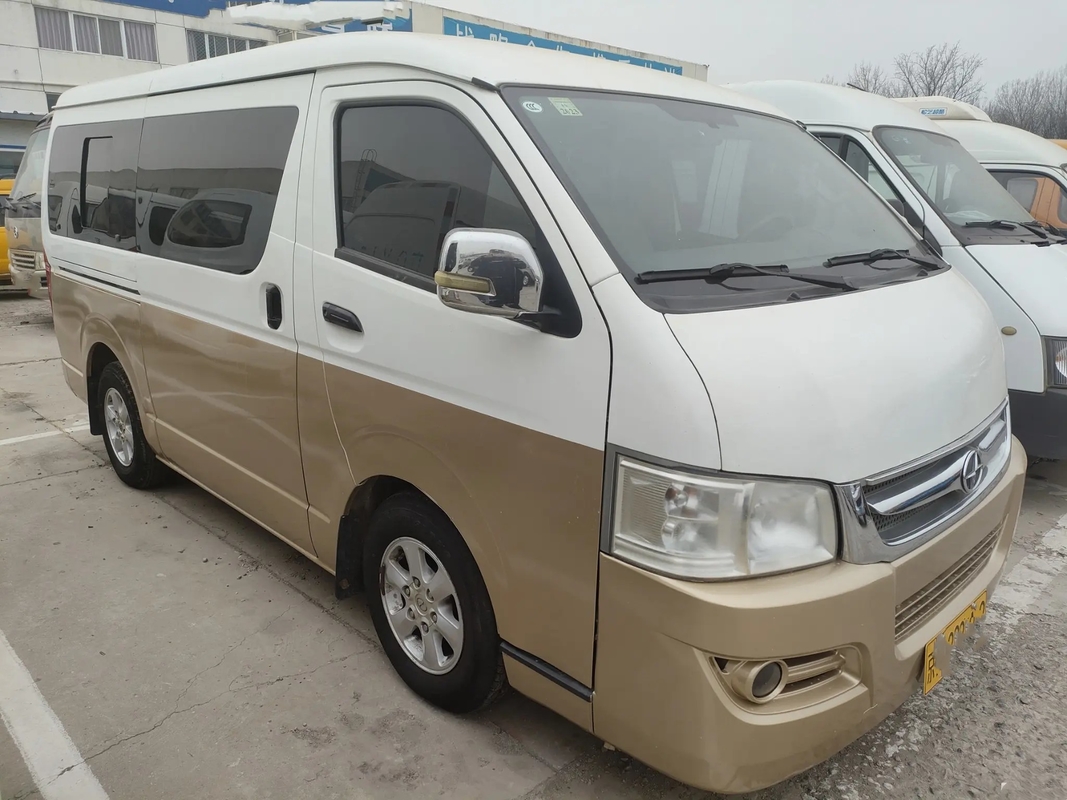 Bus utilizzato HKL6602 Front Engine della seconda mano del Dama di Jiulong del minibus di 12 Seater 12 sedili LHD