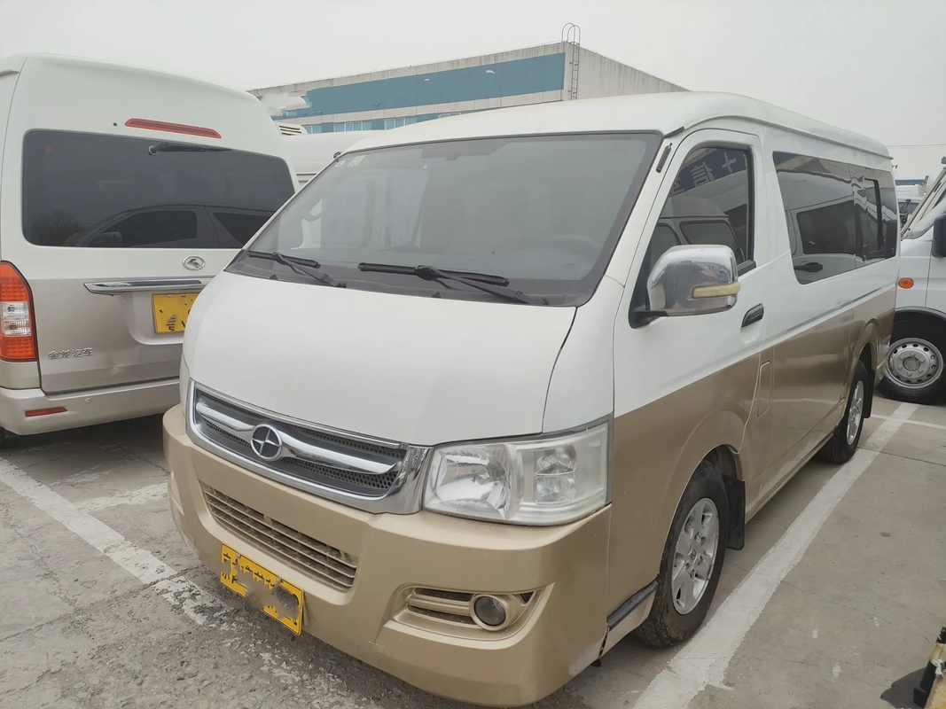 Bus utilizzato HKL6602 Front Engine della seconda mano del Dama di Jiulong del minibus di 12 Seater 12 sedili LHD