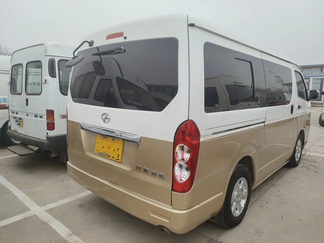Bus utilizzato HKL6602 Front Engine della seconda mano del Dama di Jiulong del minibus di 12 Seater 12 sedili LHD