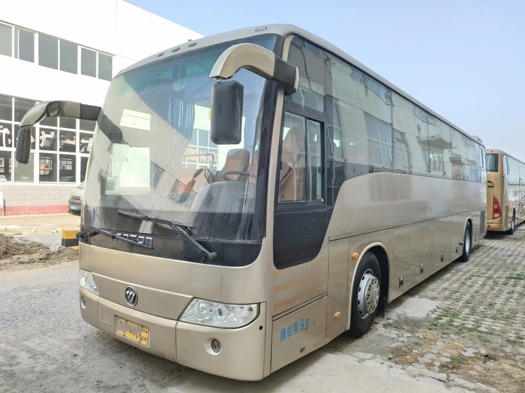 Seconda mano commerciale utilizzata Foton BJ6120 del motore 330hp di Yuchai dei sedili delle doppie porte 53 del bus