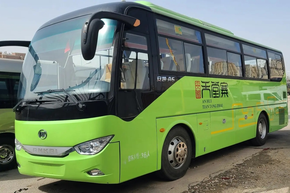 Bus medio utilizzato HFF6909 di Ankai della porta dei sedili della finestra 36 di Yuchai Engine Sliding della vettura e del bus