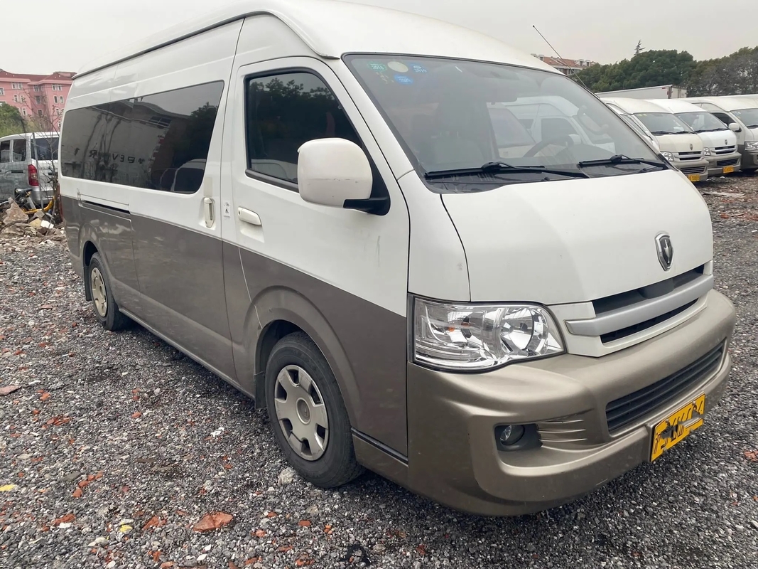 Mini Coach usato porta a battenti esterna Jinbei Hiace SY6548 del motore di olio di 2017 sedili di anno 14