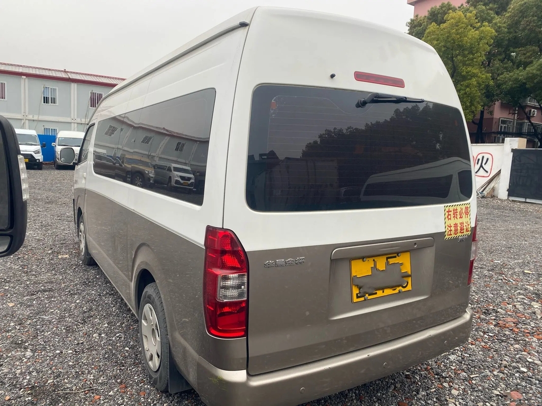 Mini Coach usato porta a battenti esterna Jinbei Hiace SY6548 del motore di olio di 2017 sedili di anno 14
