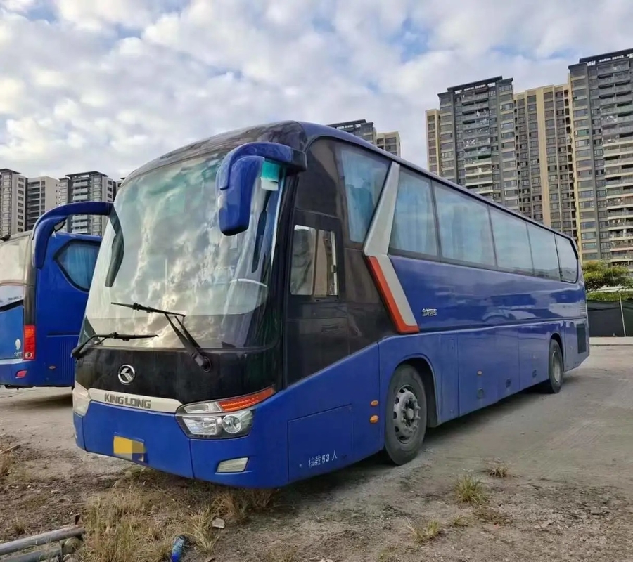 Bus e vettura utilizzati Middle Door 12 metri che sigillano il bus XMQ6129 di Kinglong della seconda mano dei sedili della finestra 53