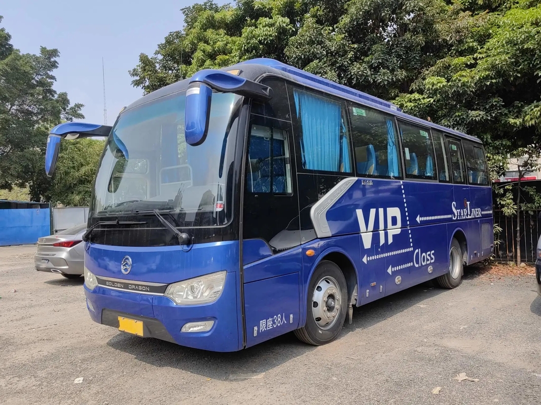 secondi sedili del motore 220hp 38 di Yuchai del bus della mano che sigillano finestra 8,7 metri di Dragon Bus dorato usato XML6887